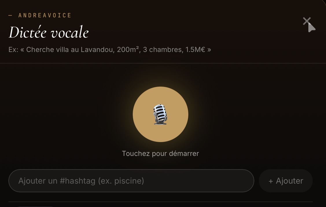 1 · Dictez en 1 tap